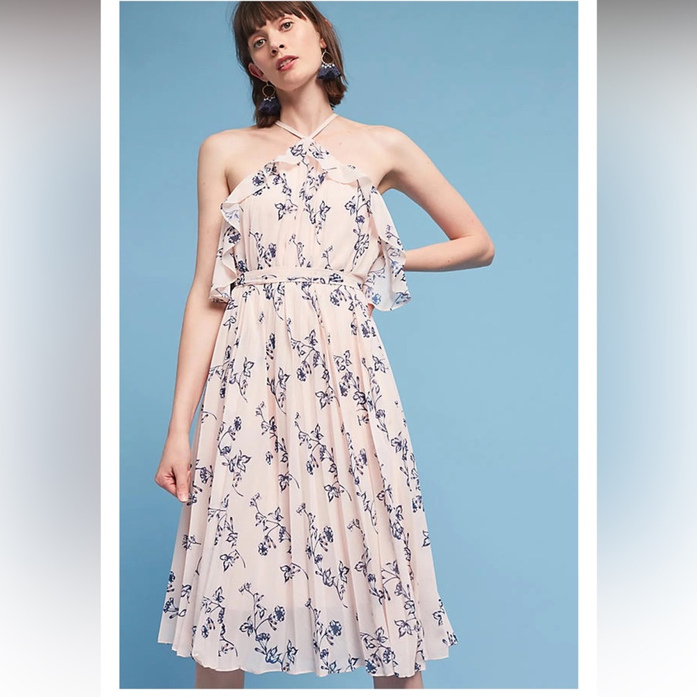 Shoshanna Aisha Halter Dress Size 6